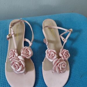 Juicy Couture Pink Rose Sandals